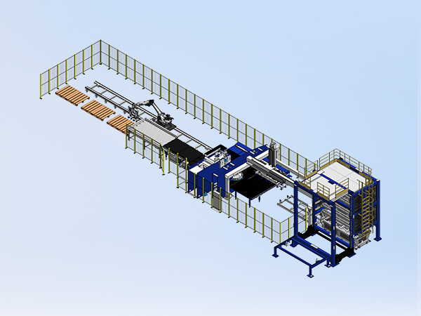 Punch-Shear Combined Center with Robotic Sorting 